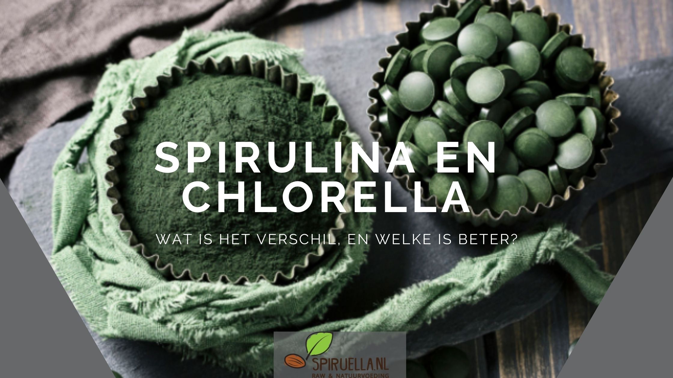 sjaal dilemma binnen Spirulina en Chlorella: Wat is het Verschil en Wat is Beter? - Spiruella.nl
